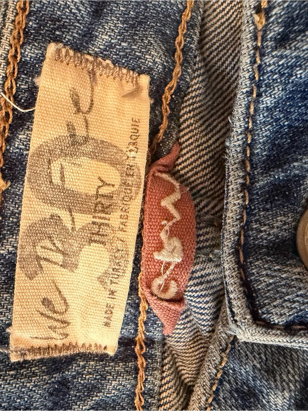 Free People CRVY Misfit Flare Denim Jeans Blue Size 30